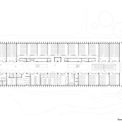 Universidade de Medicina Anhembi Morumbi Piracicaba, desenvolvimento Carlu Empreendimentos. Arquitetura e imagens do escritório KAAN Architecten.